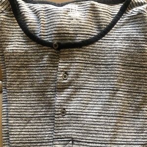 Short Sleeve Striped Shirt XL